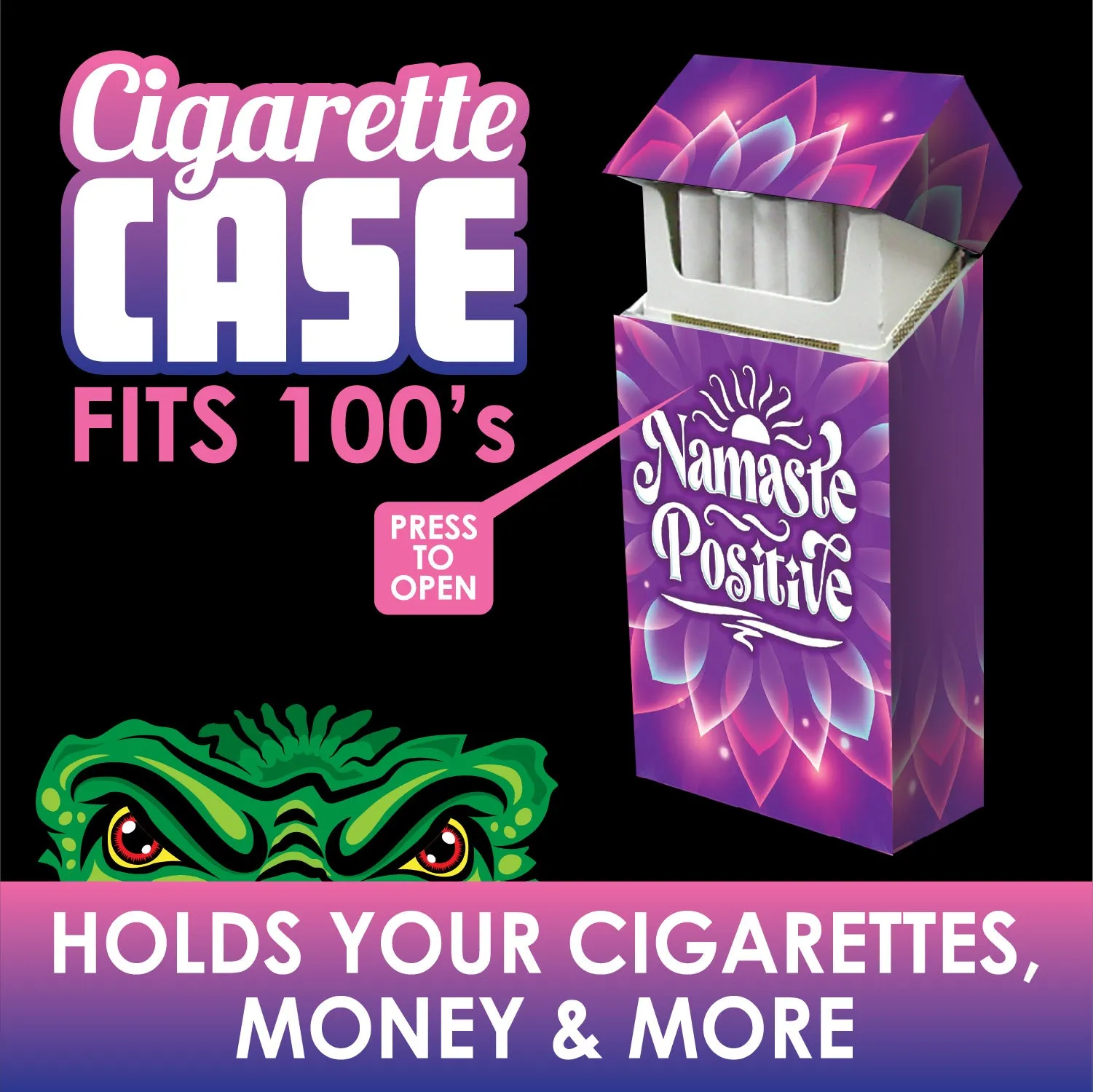 100s Cigarette Storage Case - 10 Pieces Per Retail Ready Display 23721