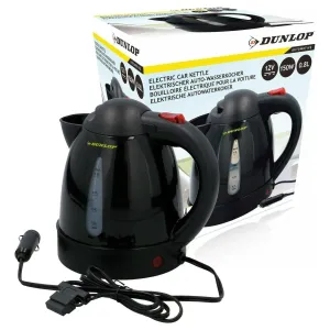 12V In Car Dunlop Kettle 0.8 Litre 150W 12 Volt Caravan Van 4X4 Boat Travel