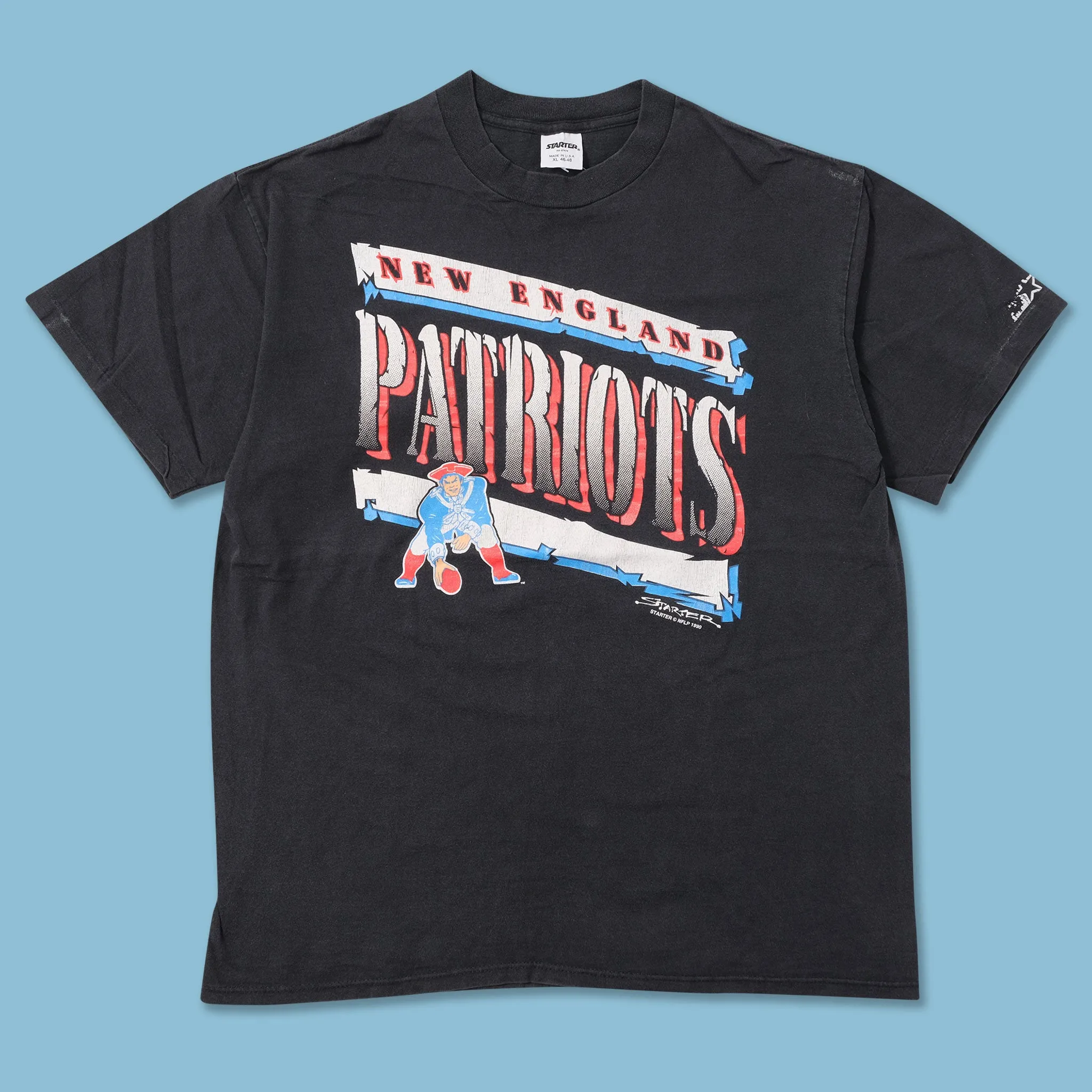 1990 Starter New England Patriots T-Shirt Large