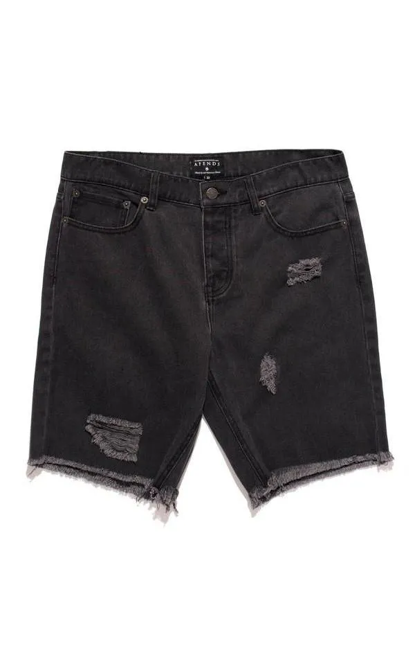 Afends Mens Cut Off - Cut Off Denim Shorts