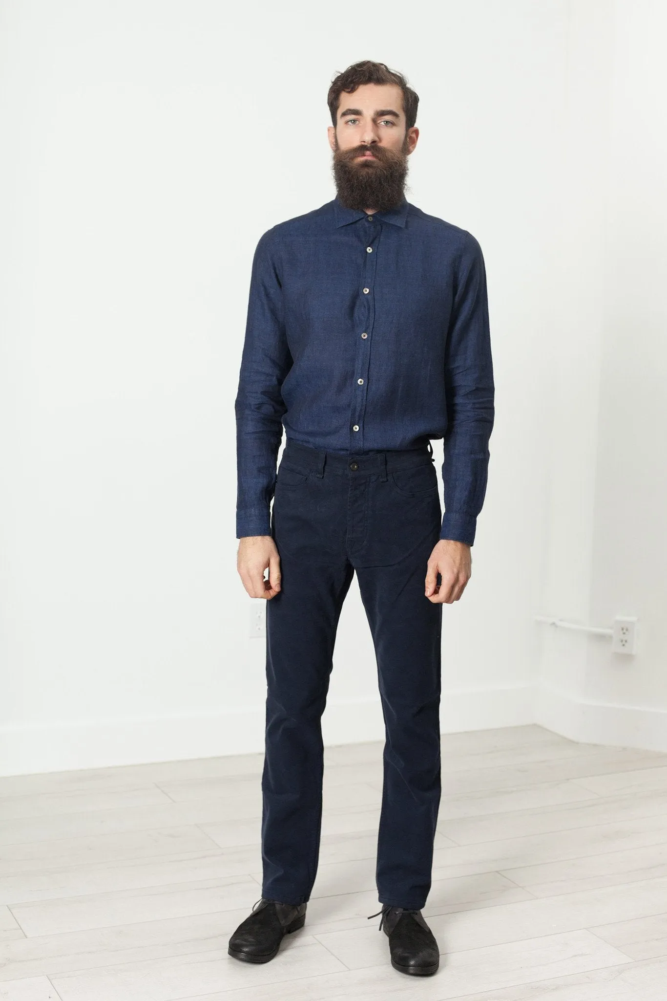 Alex Twill Pant in Navy