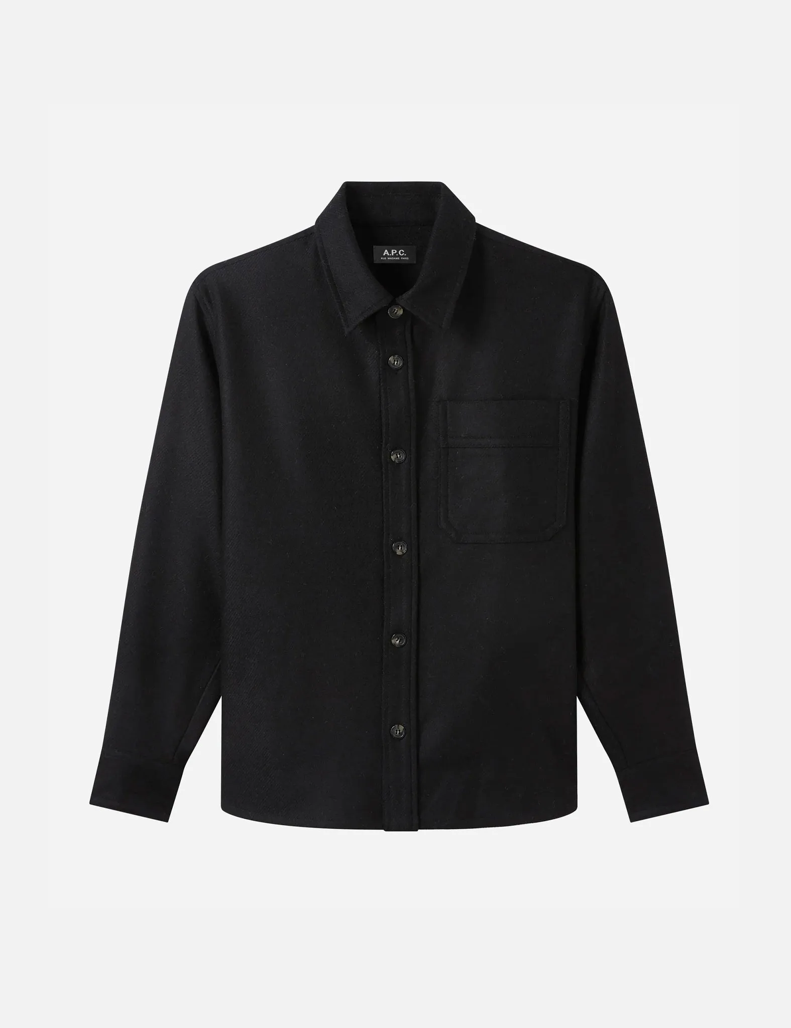 A.P.C. Basile Shirt (Recycled) - Black