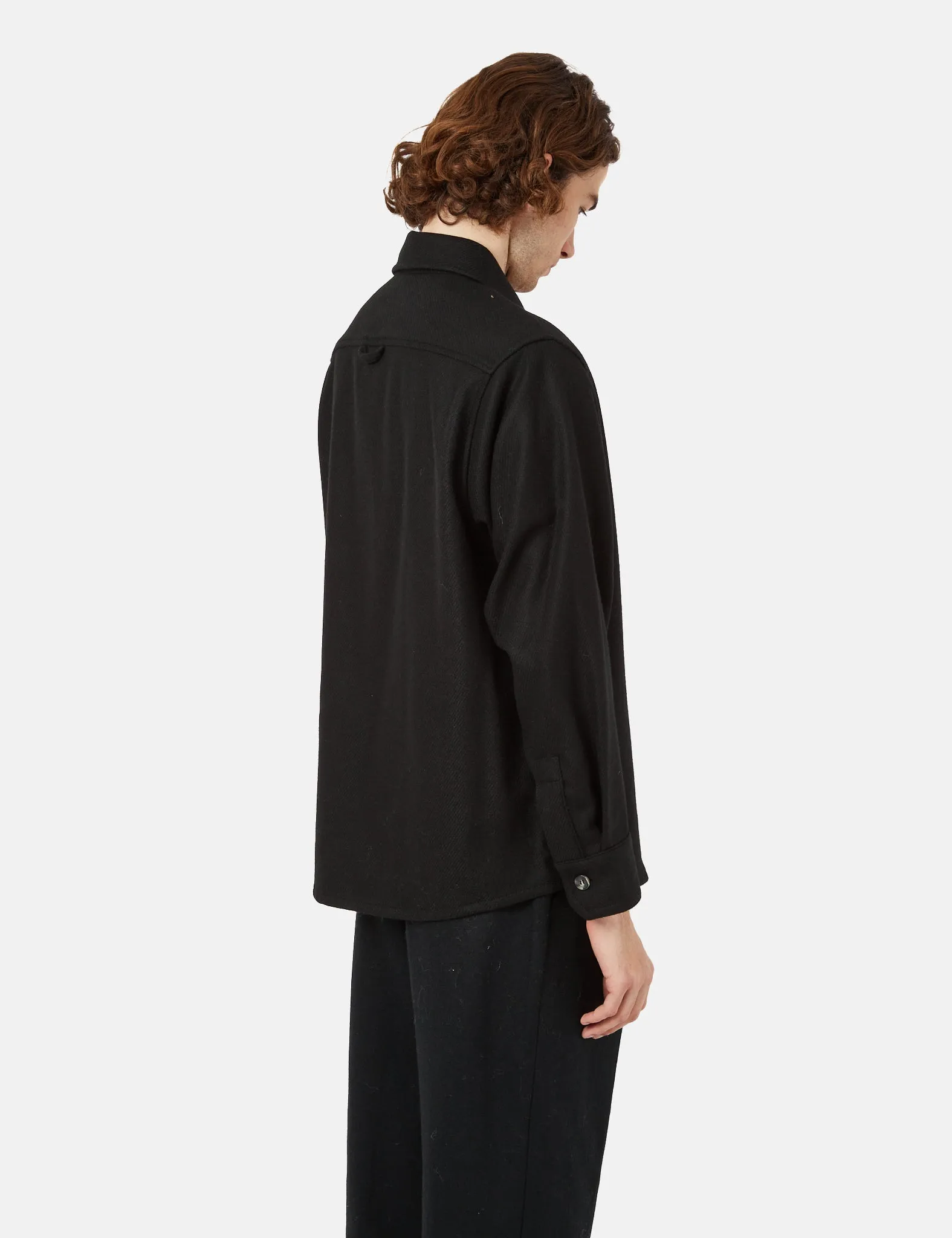 A.P.C. Basile Shirt (Recycled) - Black