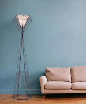 Black Diamond Floor Lamp Black