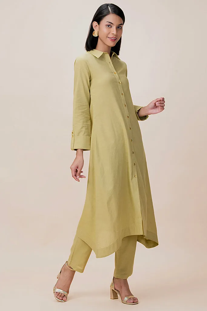 Classic Shirt Style Kurta Set