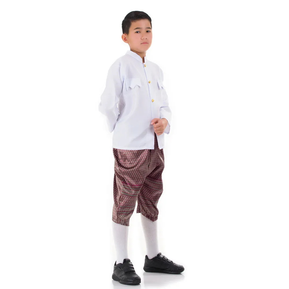 Classic Traditional Thai Boys Costume Outfit