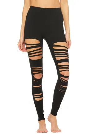 Extreme Ripped Warrior Legging - Black