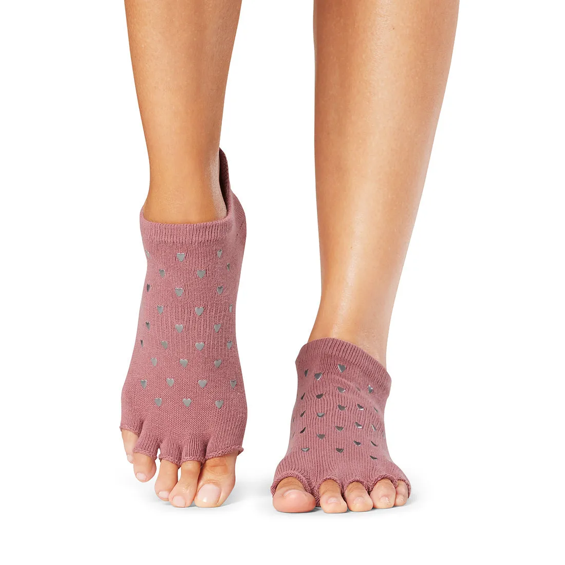 Half Toe Low Rise Grip Socks