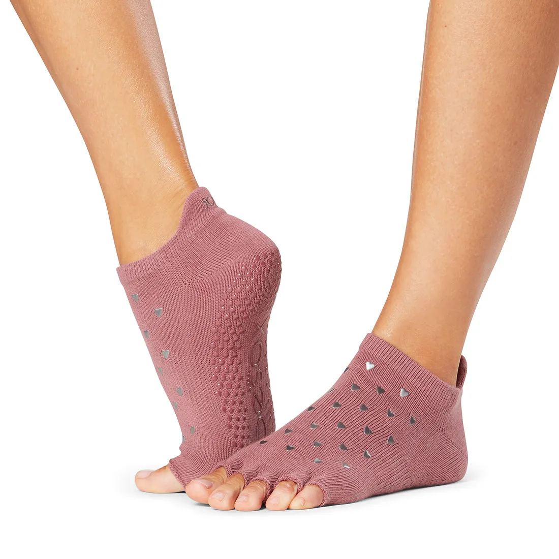 Half Toe Low Rise Grip Socks