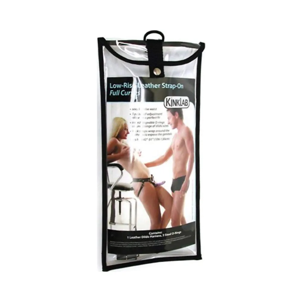 Kinklab Low-rise Leather Strap-on Harness