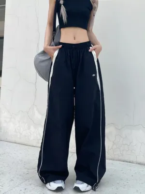 Korean Baggy Sport Pants || WEIRDPLANET ||