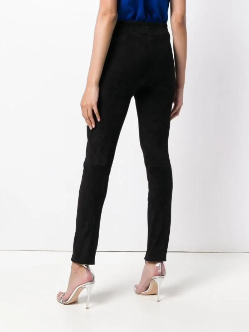 Lace-up High Waist Trousers