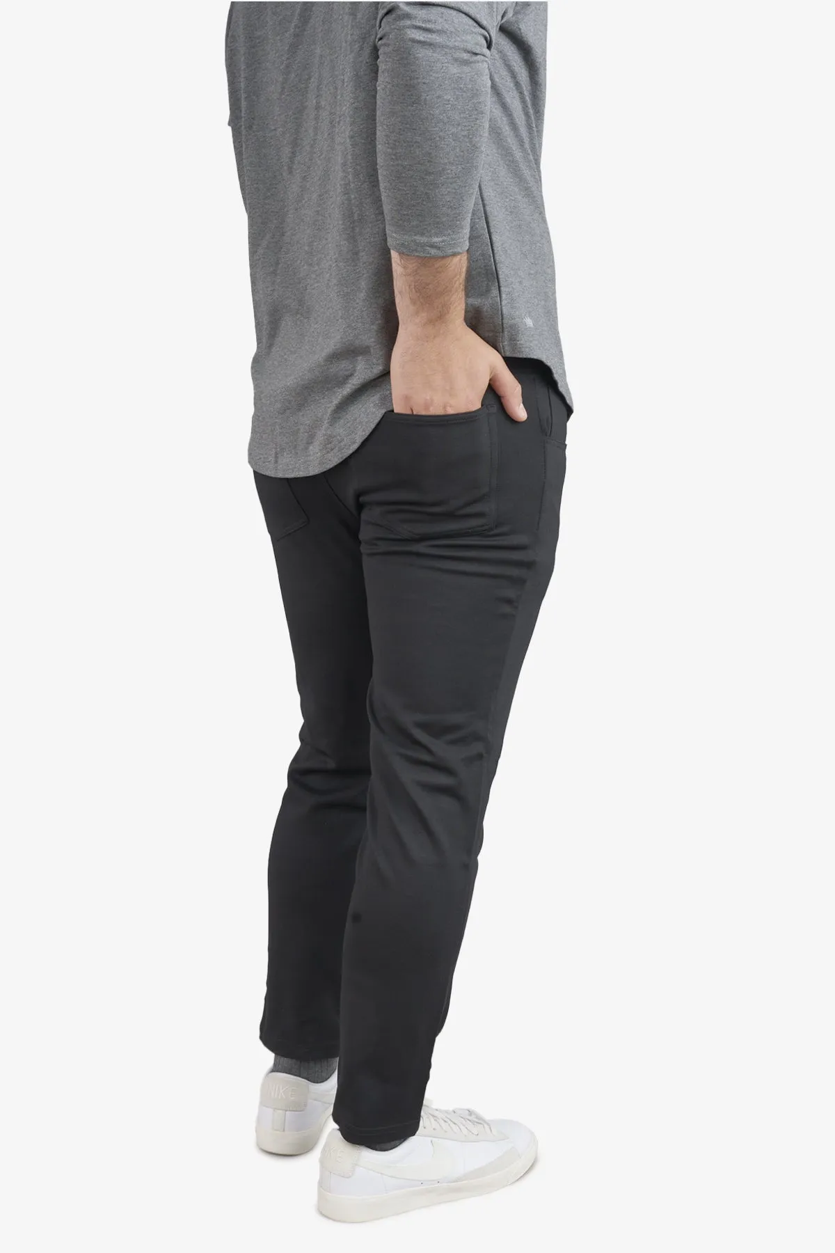 Mason Omni-Stretch Knit 5P Pants Black