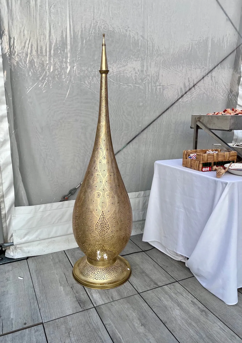 Moroccan Brass Lamp