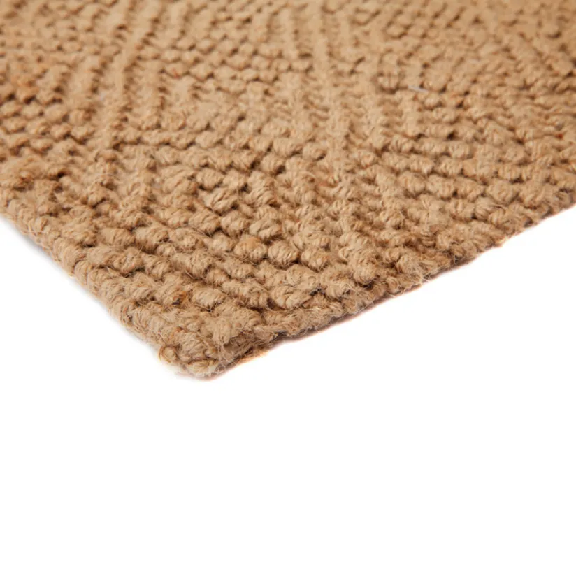 Muthu Diamond Pattern Jute Floor Mat