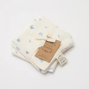 Over the Dandelions Muslin Washcloths Set of 2 - Enchanted Garden