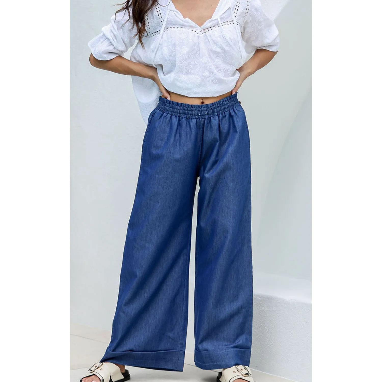 Pant Wide Leg Denim