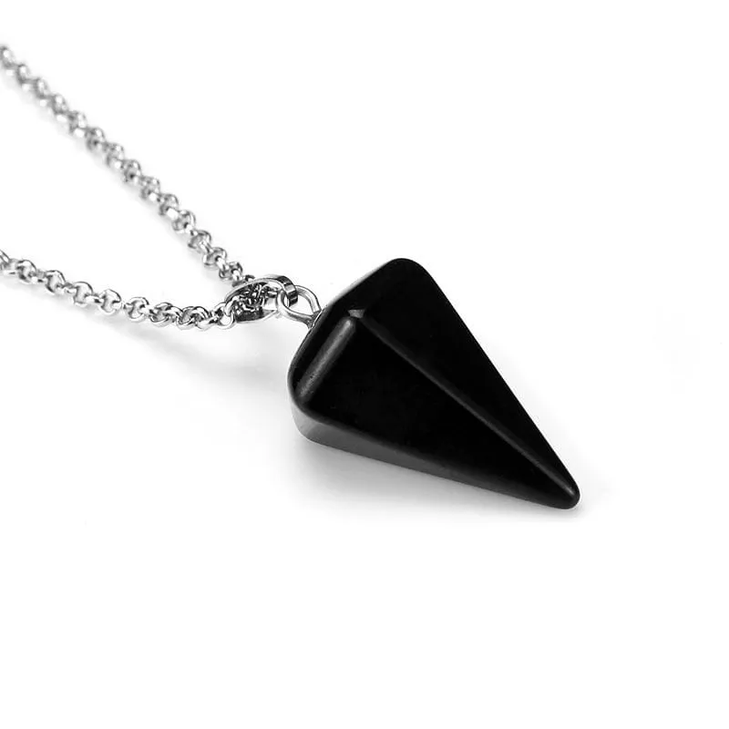 Pendulum Crystal Pendant Necklace