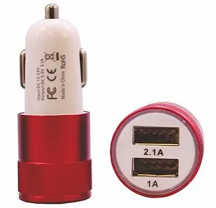 SUPA-LED 12V Cigaret Lighter- 2 x USB 1A & 2A