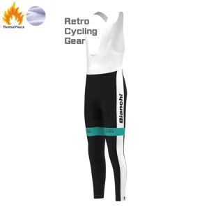 Team  Bianchi Fleece Cycling Bib Pants