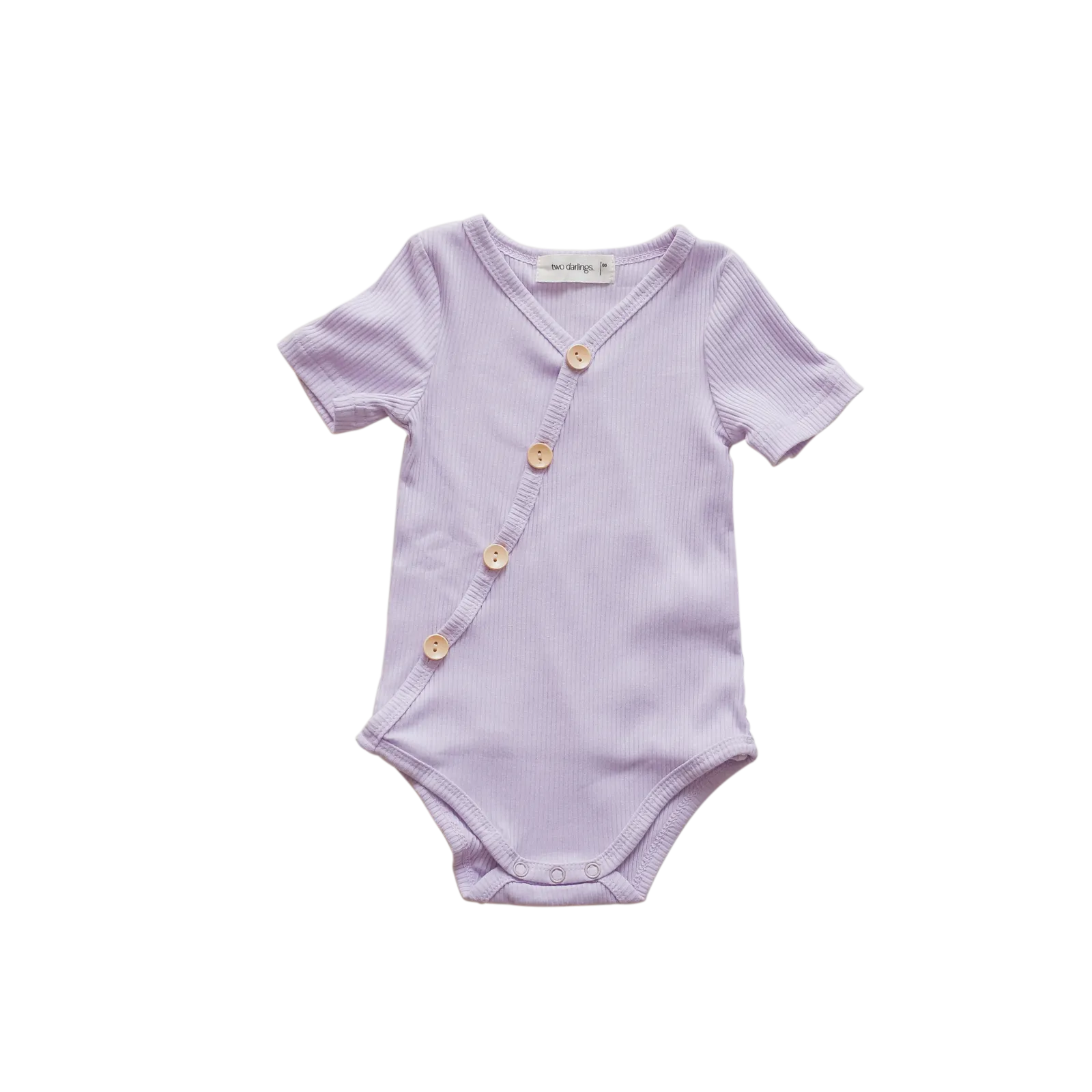 Two Darlings | Lilac Short Sleeve Bodysuit