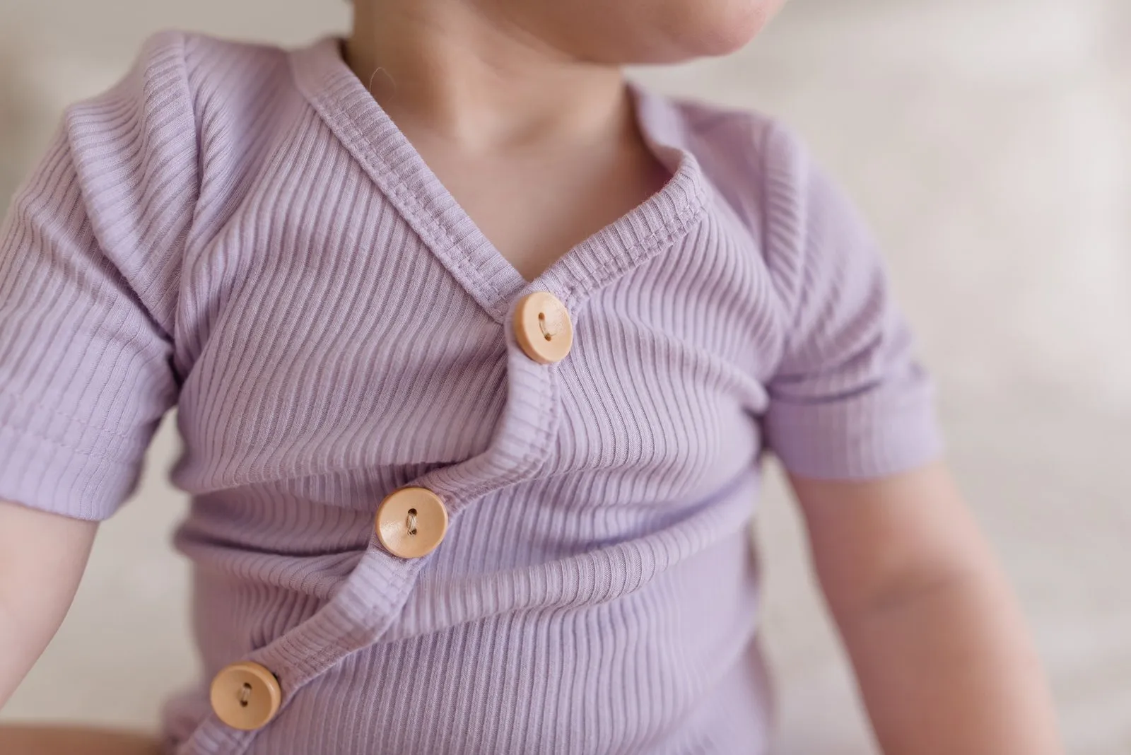 Two Darlings | Lilac Short Sleeve Bodysuit