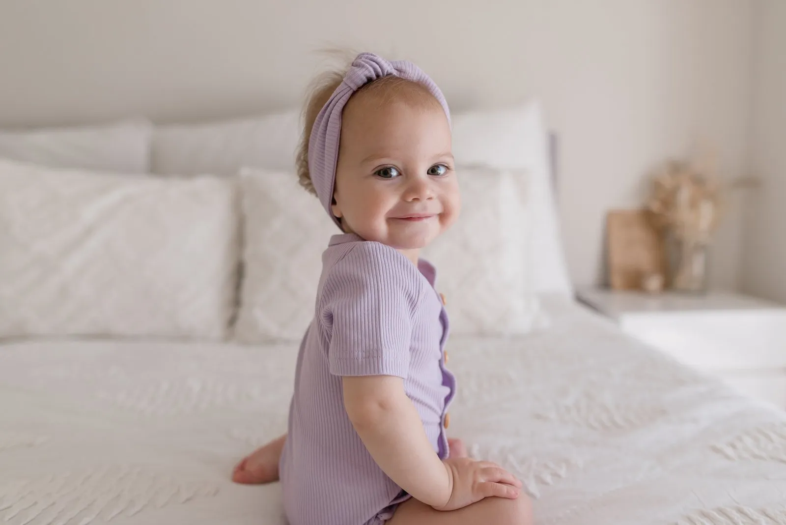 Two Darlings | Lilac Short Sleeve Bodysuit