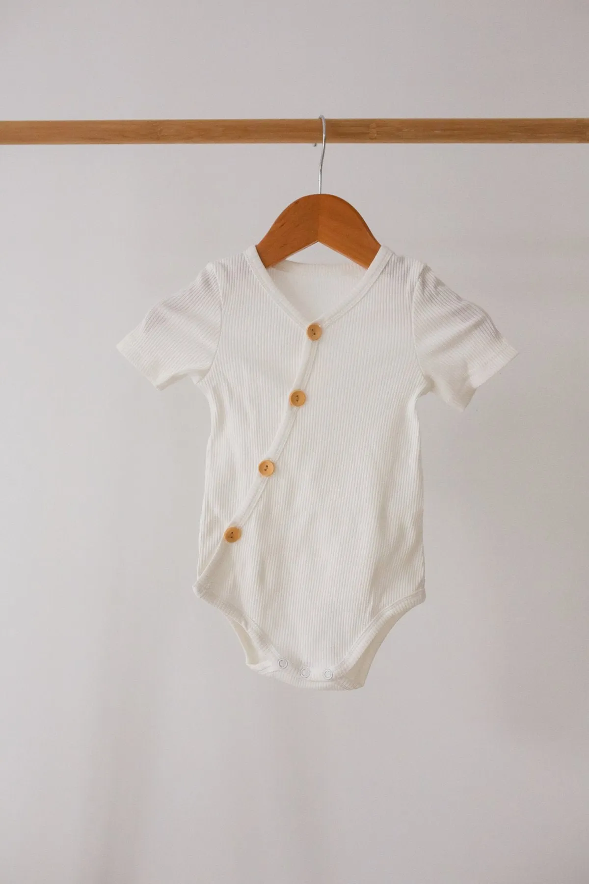 Two Darlings | Milk Short Sleeve Bodysuit