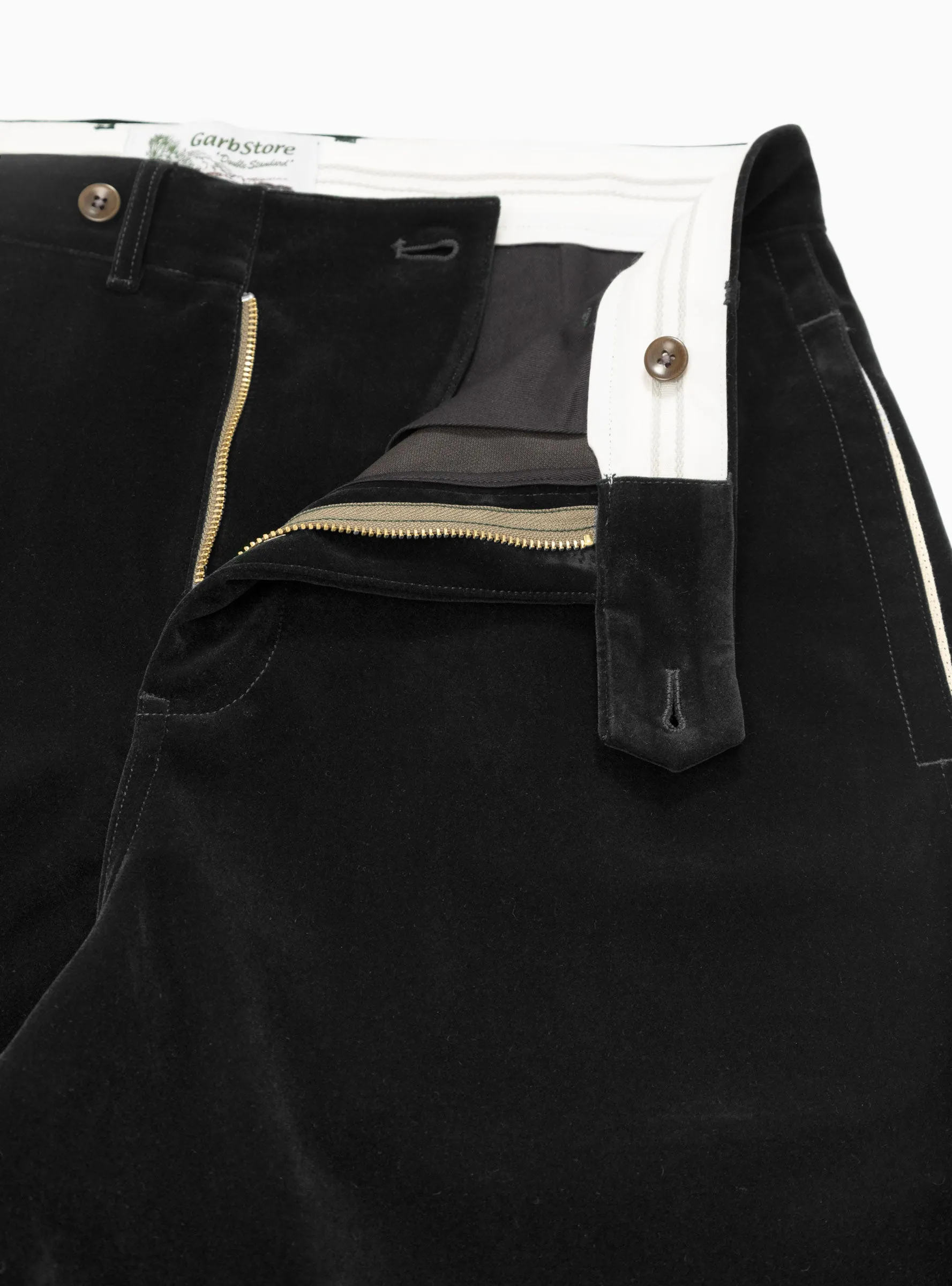 Velvet Manager Pants Black