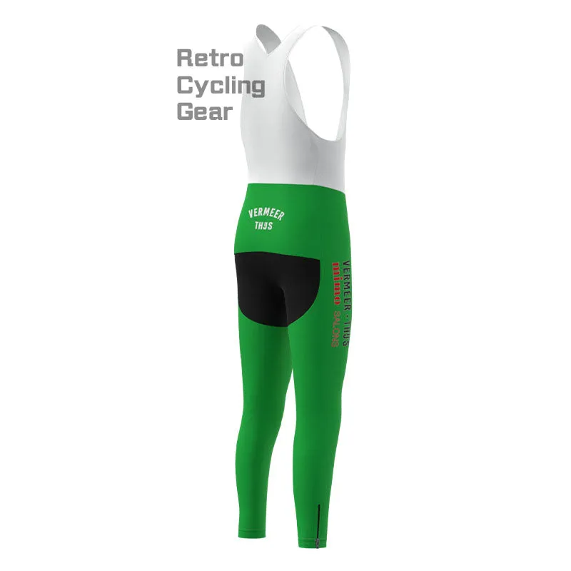 VER Stripe Fleece Retro Cycling Pants