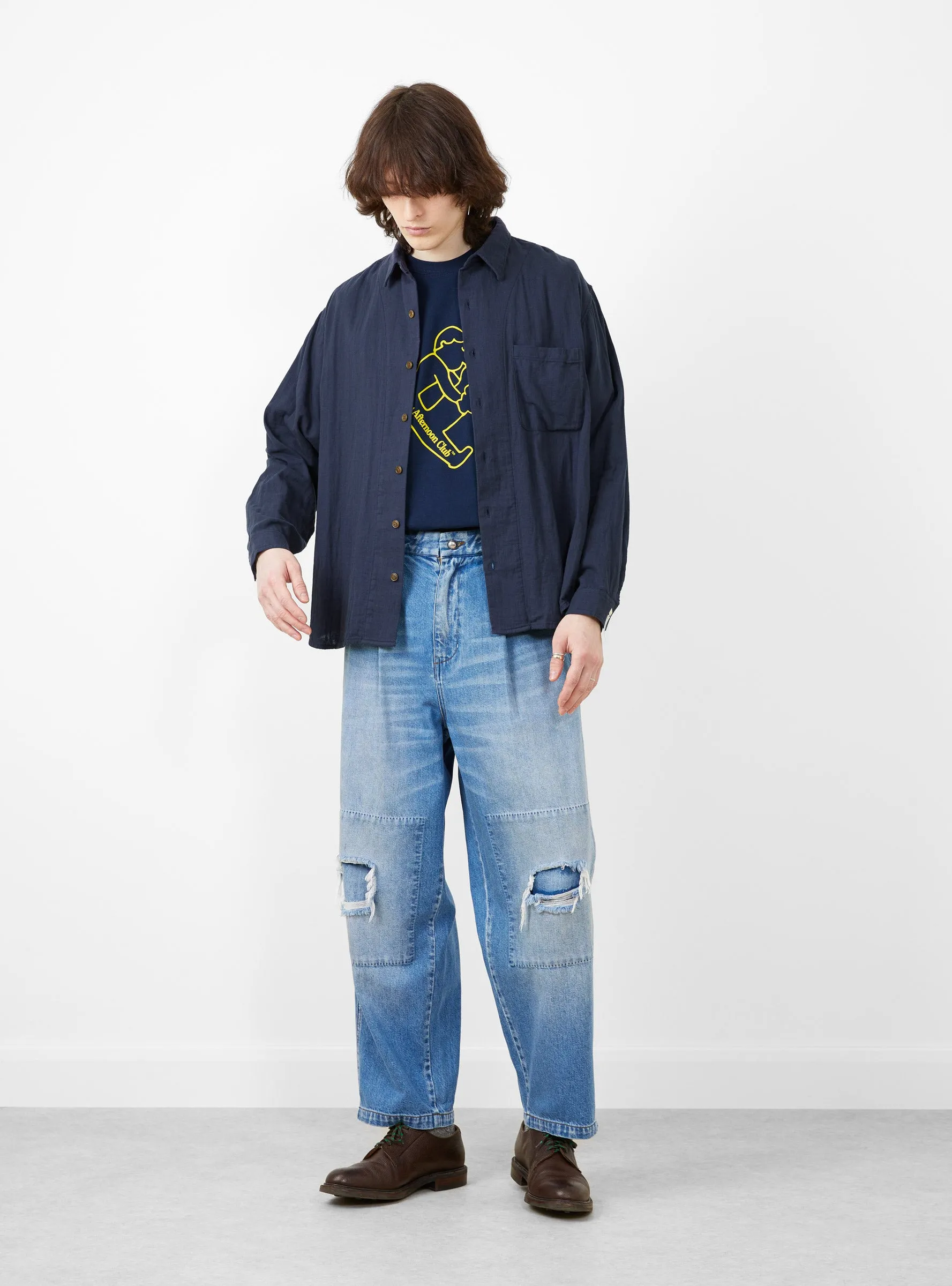 Washed Indigo Warden Pant