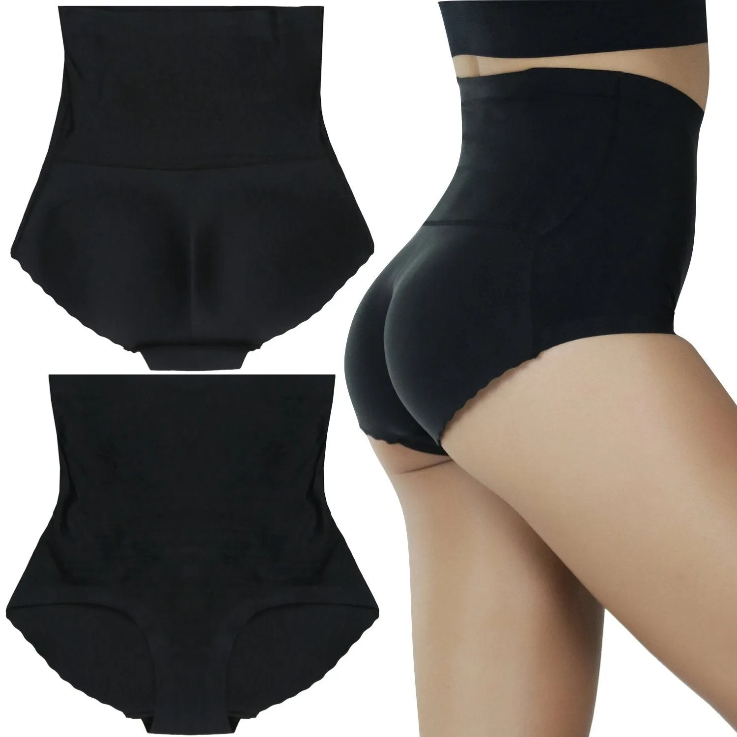 Women's Seamless High Waisted Padded Panty