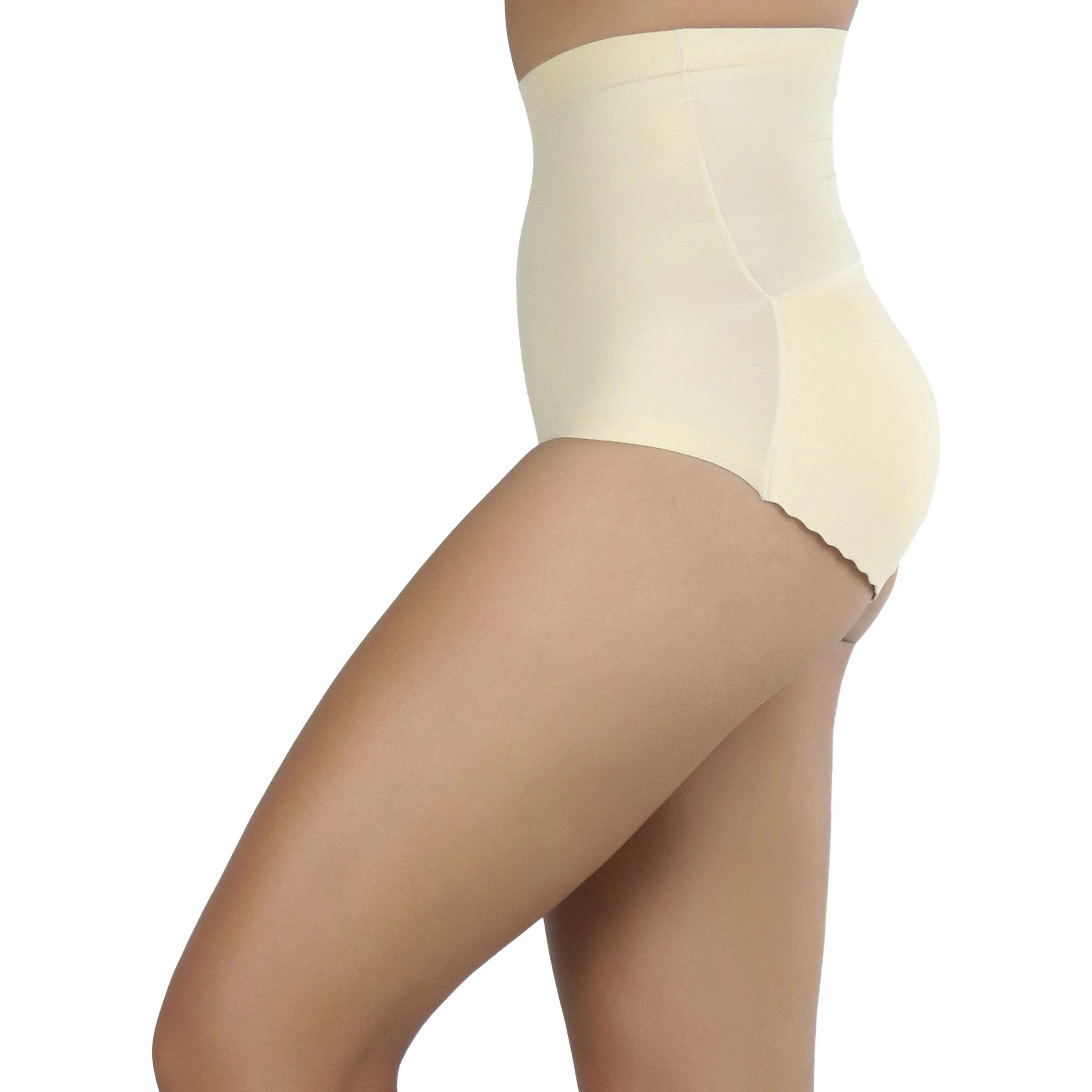 Women's Seamless High Waisted Padded Panty