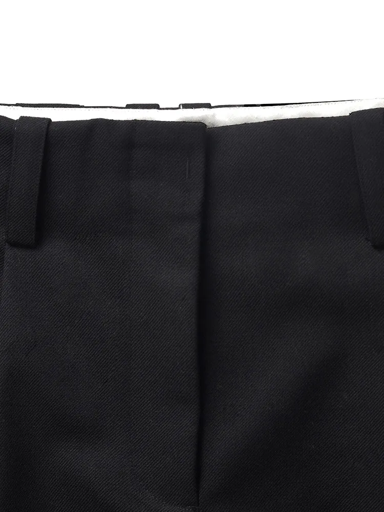 Wool Wide Leg Women Pants